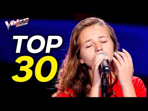 Top 30 MIND-BLOWING The Voice Kids Blind Auditions!