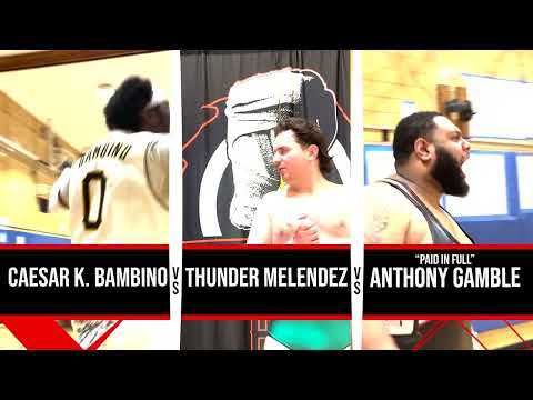 Battle Club X - Triple Threat Match: Caesar K Bambino vs Thunder Melendez vs Anthony Gamble