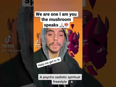 The mushroom speaks #rap #freestyle #shorts #viral