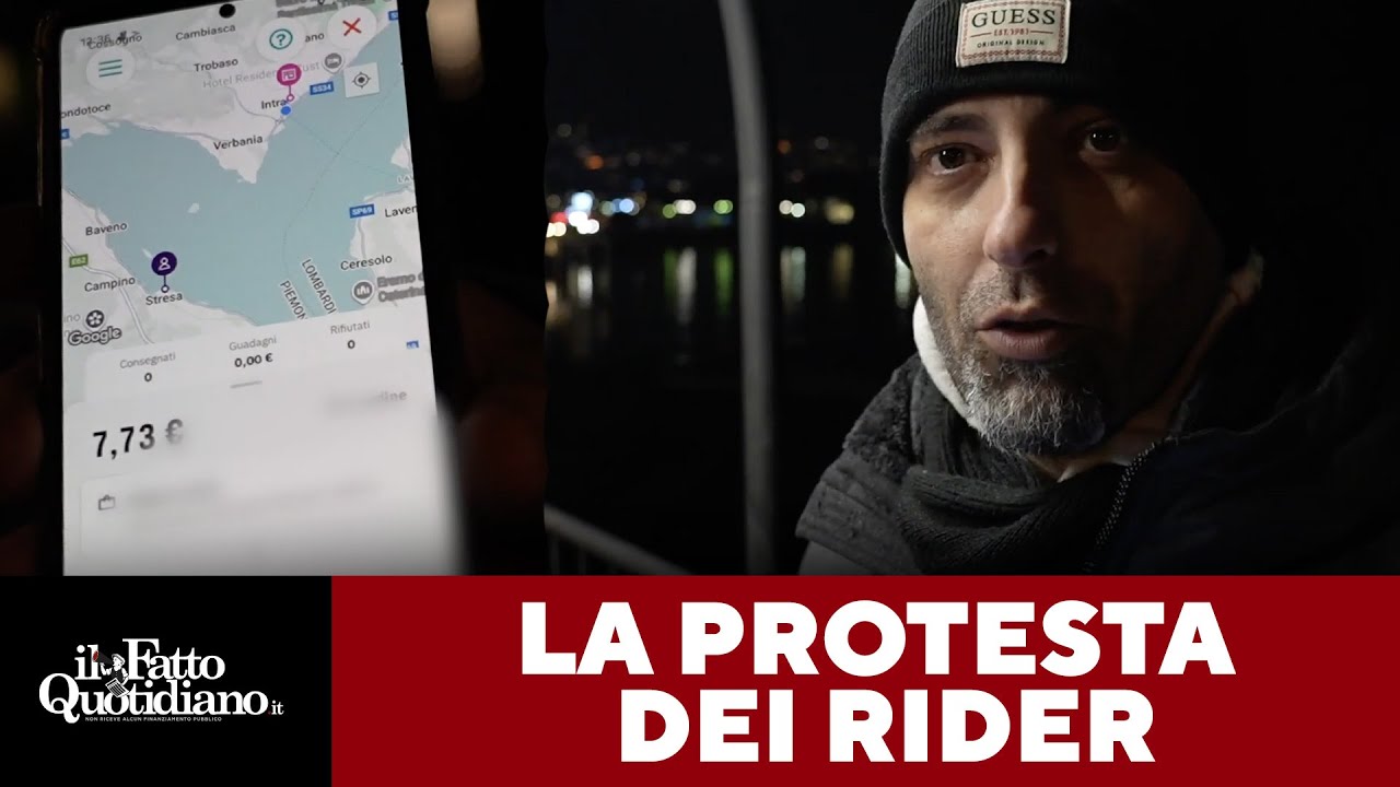 “Oltre 20 chilometri su strade pericolose per la consegna di un panino", la protesta