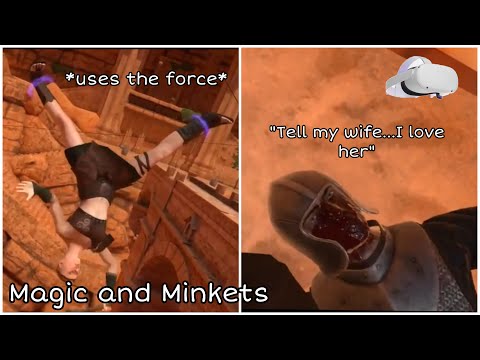 When you get used to blade & sorcery oculus quest 2 😂 | Fredo on TV