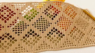 🌟Extraordinary Crochet✨ How to Make a Multipurpose Runner and Blouse Pattern