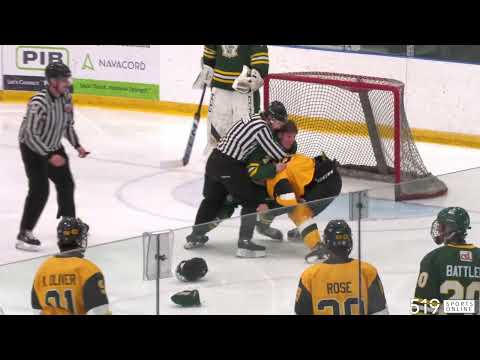 GOJHL - Kitchener-Waterloo Siskins vs Elmira Sugar Kings