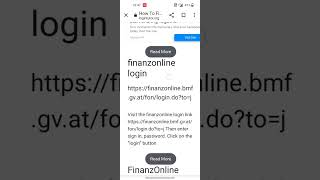 Finanzonline Login #How To Finanzonline Login #Finanzonline