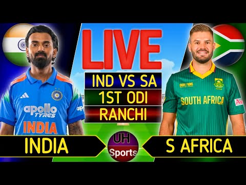 🔴 India vs South Africa, 1st ODI, Cricket Live Match Today, Score, Commentary 2nd Innings SA Battin