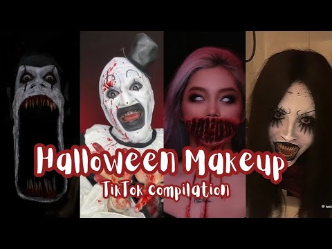 Halloween makeup TikTok compilation 👻🎃⚠️