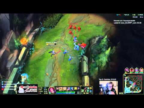 [Ranked 5s] Bjergsen / Dyrus / Hai / TheOddOne / Doublelift - Fiora Gameplay - League of Legends