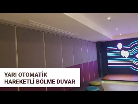 Movable partition wall video
