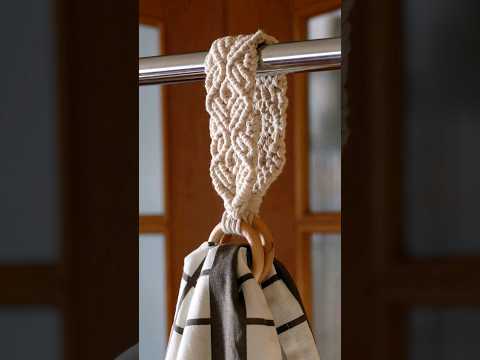 Macrame Designed Basket DIY
