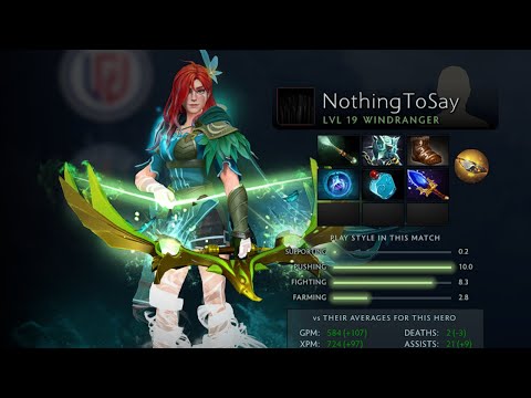 Dota 2 Replay 7.33c NothingToSay's -Mid- Windranger [MVP] [PSG.LGD vs Xtreme Gaming]
