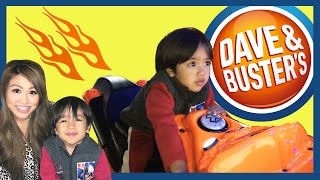 Family Fun Indoor Games and Activities for Kids Dave & Buster's Car Racing Surprise Toys