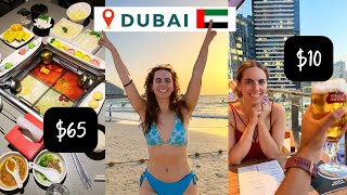 How much money we spend living in Dubai 🇦🇪 | A week in Dubai with prices 🤑 | Food, Rent, Going Out