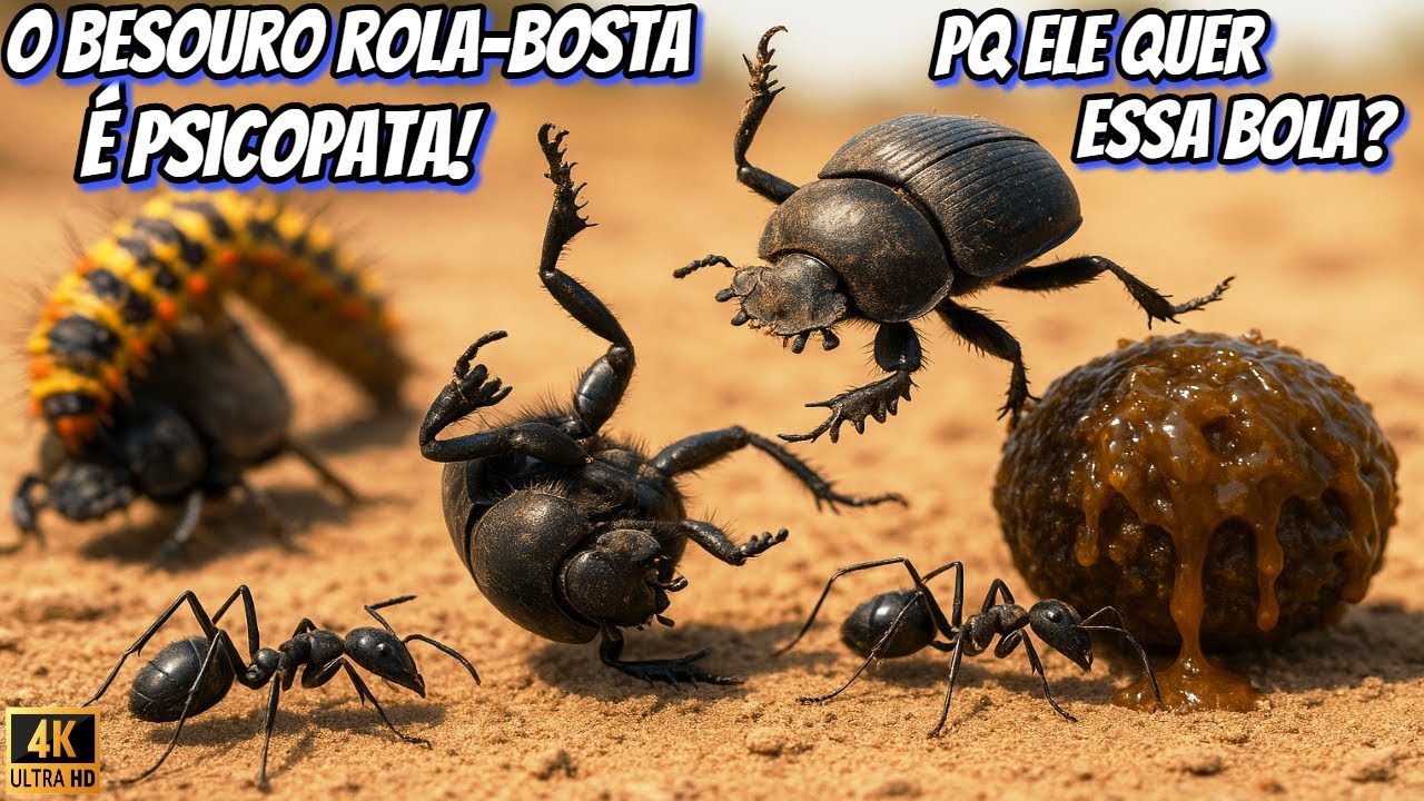 BRUTAL INSECTS: The Endless Obsession of the Dung Beetle! - DEADLY Ants!