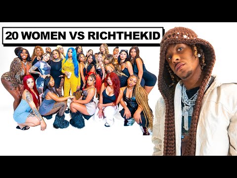 20 WOMEN VS 1 RAPPER: RICH THE KID (Girls CRASHED OUT 😭)