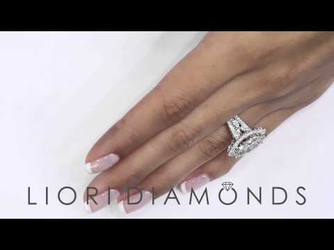 ER-SOLD-041 - 5.07 Carat E-VVS1 Marquise Cut Diamond Engagement Ring 18k Gold Vintage Style