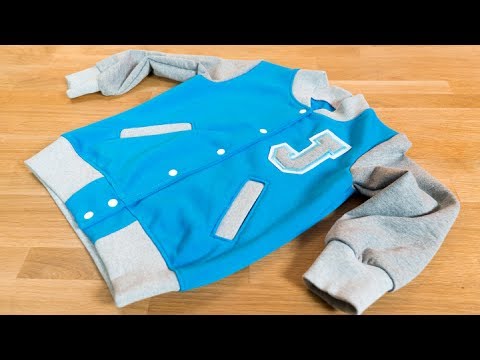 TOP tutorial for you: Sewing a college jacket | Video about the book by Pauline Dohmen