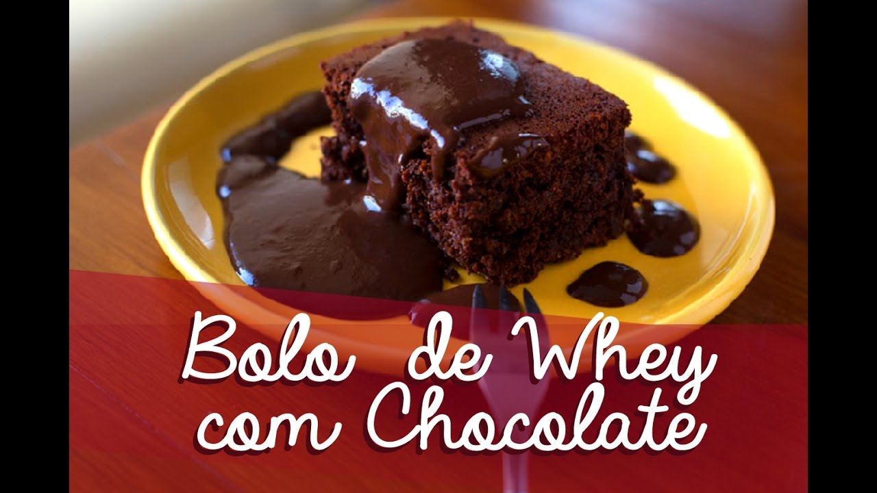 Watch Now Bolo de Whey com Chocolate Bolo de Whey com Chocolate