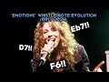 Emotions Mariah Carey Whistle Note Evolution Year 1991 2024