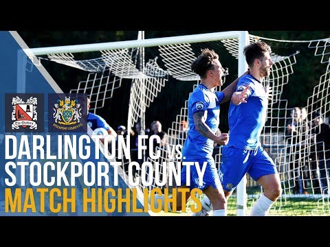 Darlington FC Vs Stockport County - Match Highlights - 07.10.17