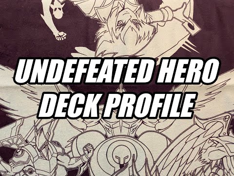 1ST PLACE UNDEFEATED HERO DECK PROFILE! YU-GI-OH! MARCH 2021!