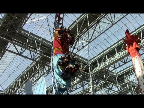 Off-ride footage of a Avatar Airbender train