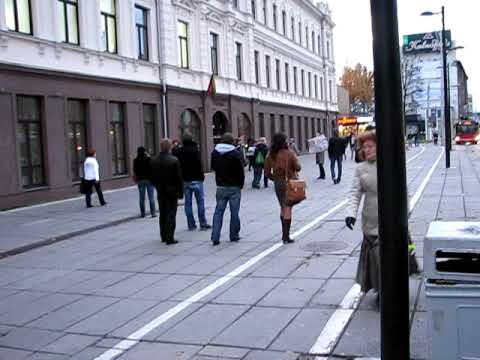 Freeze Flashmob "Visi skirtingi - visi lygūs" 2009 10 29 Kaunas