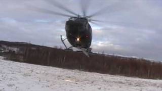 preview picture of video 'Bell 412 landing'