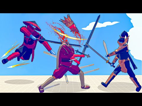 2x NINJA MASTER vs EVERY UNIT | Totally Accurate Battle Simulator-TABS