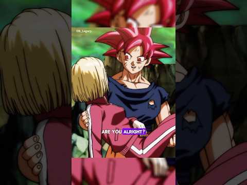 Goku saves android 18 #dragonball #goku #whis