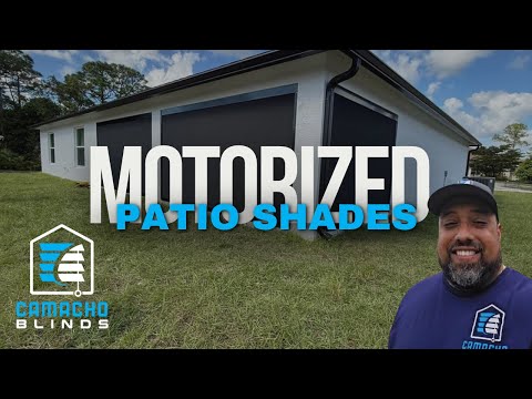 Watch and Learn How To Install Motorized Patio Shades for the Summer