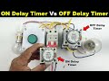 Difference Between ON Delay Timer And OFF Delay Timer TheElectricalGuy