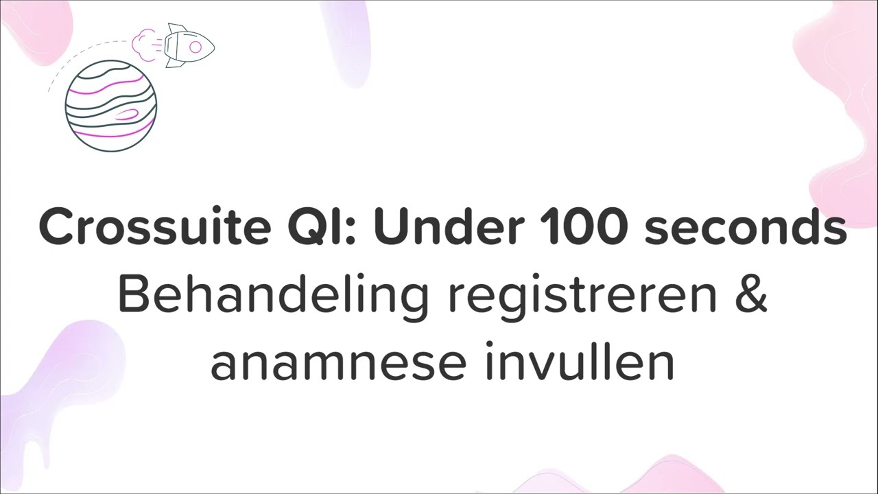 2. Registreren en anamnese invullen