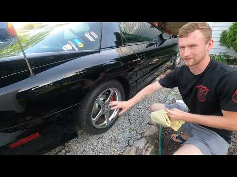 Pontiac Trans Am Firehawk Graphene Ceramic Coating Tire Application