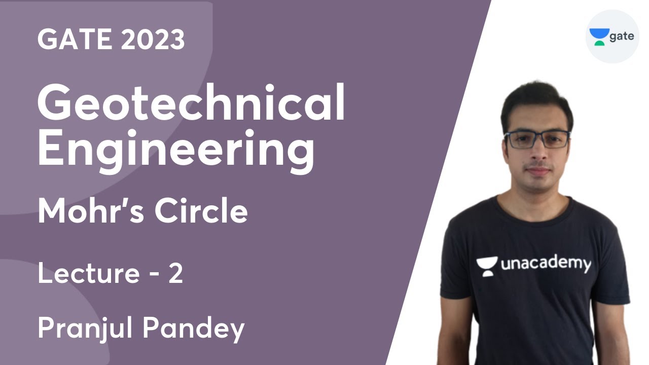 Geotechnical Engineering | L- 2 | Mohr's Circle | Pranjul Pandey | Unacademy GATE - CE, CH
