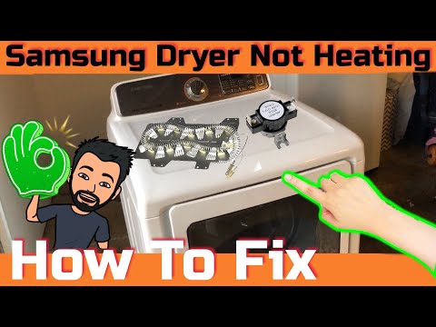 How to fix Samsung DV48H7400EW/A2 not heating problem