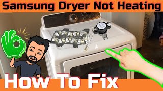 How to Fix Samsung DV48H7400EW/A2 Not Heating Problem