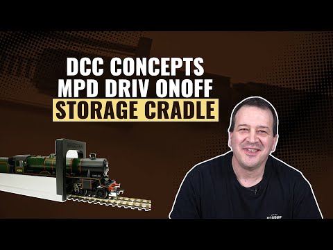 DCC CONCEPTS | Motive Power Depot (MPD) Drive On/Off Storage Cradle | #askHearns