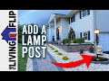 WE INSTALLED A LAMP POST TLF 57