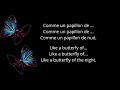 Papillon De Nuit Lyrics by France Gall English Lyrics French Paroles ("Butterfly Of The Night")