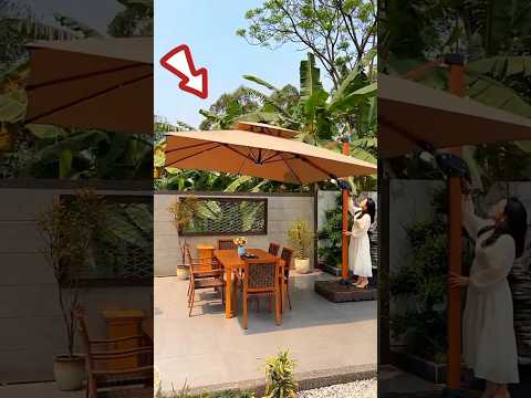outdoor garden parasol | cool gadgets #shorts #amazing #parasol
