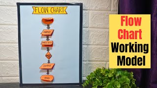 Flow Chart Working Model | Computer working model project ideas | Exhibition model for school