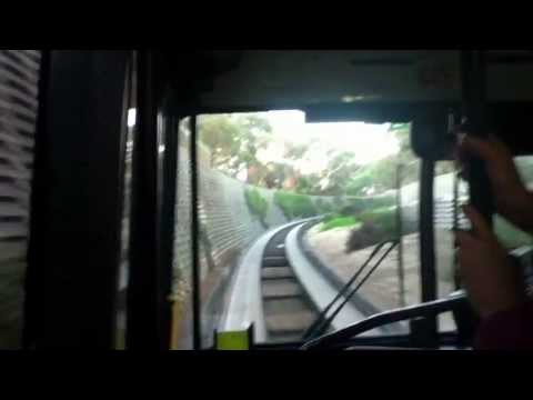 MAN SL202 445 entering the O-Bahn in the city, 29th May 2013