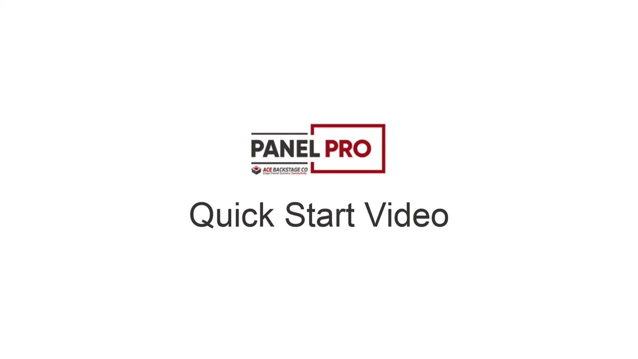 Panel Pro Quick Start