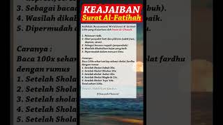 Download lagu KEAJAIBAN SURAT AL-FATIHAH #storyislami #shortislami mp3