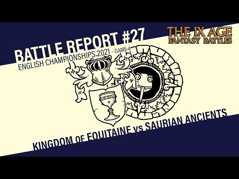 The 9th Age - Battle Report #27 - The English Champs 2021, Game 4