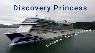 Discovery Princess, a calm departure from Port Chalmers, Dunedin 27 January 2026