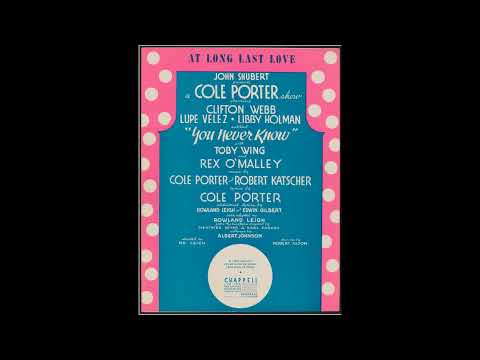 At Long Last Love (1937)