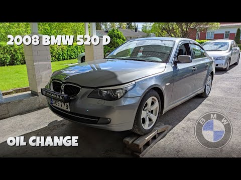 Oil change - 2008 BMW 520D (E60)