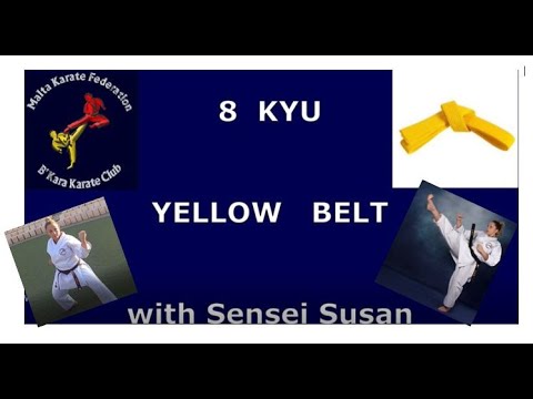 8  KYU   -   YELLOW BELT SYLLABUS