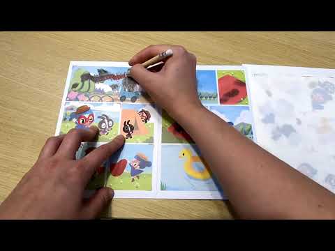 DJ09558 - Rub-on transfers - Flying Sofye - by Djeco